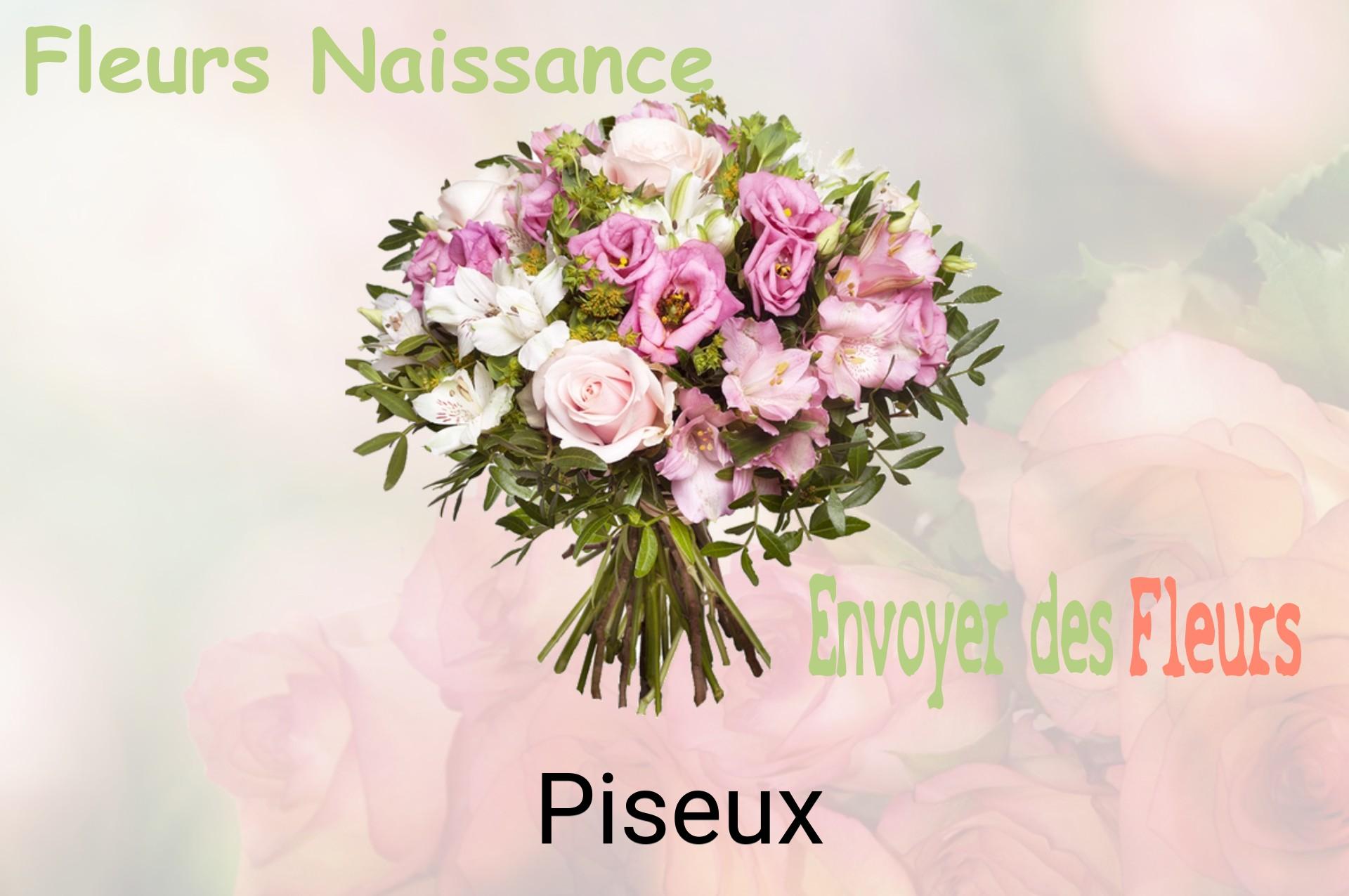 Bouquet de fleurs de naissance livré à Piseux